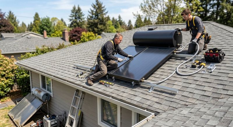 Solar Water Heater Replacement in Columbus, OH